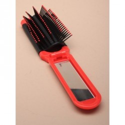Hairbrush - Compact Mirrors - Folding compact hair brush...