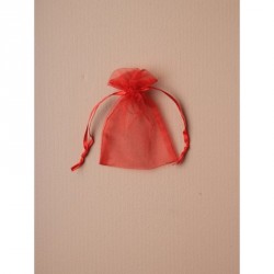 Organza Gift Bag - Size approx: 10 x 75cm Red organza...
