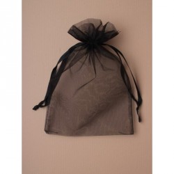 Organza Gift Bag - Size approx: 22 x 15cm Black organza...