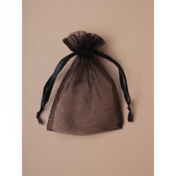 Organza Gift Bag - Size approx: 15 x 11cm Black organza...