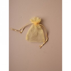 Organza Gift Bag - Size approx: 10 x 75cm Light Gold...