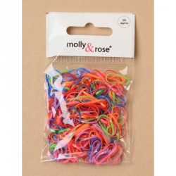 Hair elastics - Pack of 250 Small polyurethane bands...