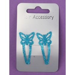 Click Clack Sleepies Hair Clips - card of 2 butterly...