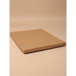Gift Box - Size : 262x212x16cm Brown paper gift box with...