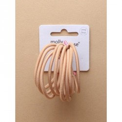 Hair Elastics - Card of 10 Soft stretch high quality 3mm...
