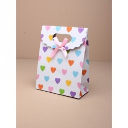 Gift Box - Size : H16xW12xD6cm Pastel heart gift box with...