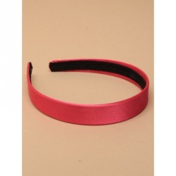 Headband - 2cm wide Pink satin fabric aliceband