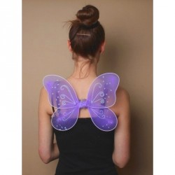 Fairy Wings - Size : 33x25cmLilac net fairy wings with...