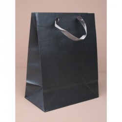 Gift Bag - Size : H23xW18xD10cm Dark Grey Metallic gift...