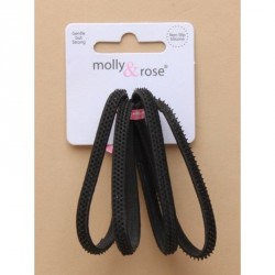 Hair Grip Slides - Hair Elastics - Silicone non slip card...