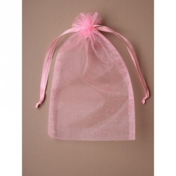 Organza Gift Bag - Size approx: 22 x 15cm Pink organza...
