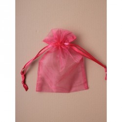 Organza Gift Bag - Size approx: 15 x 11cm Fuchsia Pink...
