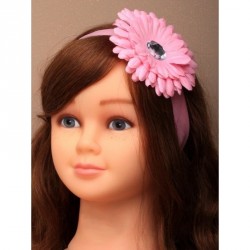 Stretch Headband -  Large Crysanthemum childs bandeaux In...