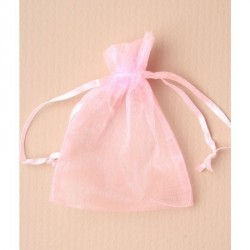 Organza Gift Bag - Size approx: 10 x 75cm Pink organza...