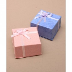 Gift Box - Size 5x5x3cm Gift Box satin ribbon detail In...