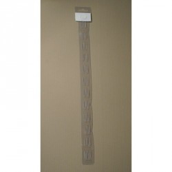Clip Holder - Transparent Plastic Clip Strip Holds 12...
