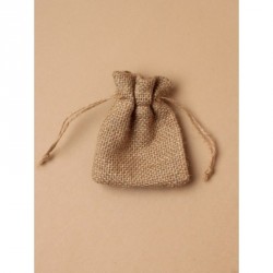 Gift Bag - Size : H95xW75cm Natural sack cloth drawstring...