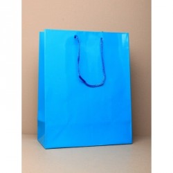 Gift Bag - Size : H23xW18xD9cm Glossy finish Turquoise...