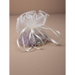 Organza Gift Bag - Diameter 33cm Large Cream circular...