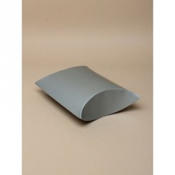Gift Box - Made up size : 14x11x5cm Silver Grey pillow...
