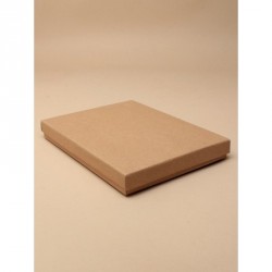 Gift Box - Size : 18x14x22cmNatural brown paper gift box...