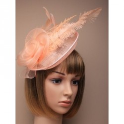 Headband -  Large net and sinamay hatinator on a narrow...