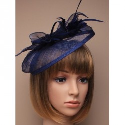 Fascinator - Large looped sinamay hatinator on a clip In...