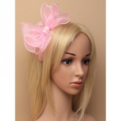 Headband - Narrow ribbon wrapped aliceband with large...