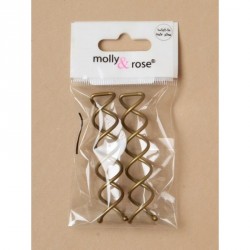 Hair Pins - Pair of Blonde laquer twist in hair pins...