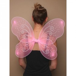 Fairy Wings - Size : 55x42cmPink net fairy wings with...