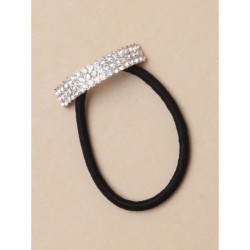 Ponytail Cover Elastic - Curved diamante crystal ponytail...