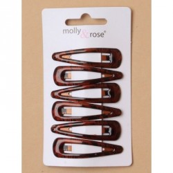 Sleepies Hair Clips - Card of 6 Tort 45cm epoxy sleepies