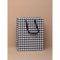 Gift Bag - Size : H15xW12xD6cm   Black and white dog...