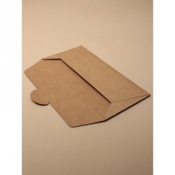 Gift Packaging - Size : 215x105x2mm  Brown kraft paper DL...