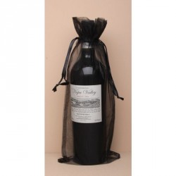 Gift Packaging - Size : H355xW15cm Black organza...