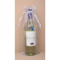 Gift Packaging - Size : H355xW15cm Silver organza...