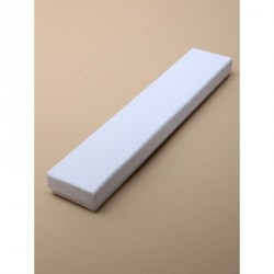 Gift Box - Size : 21x4x2cm White gift box White flocked...