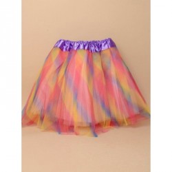 Tutu - Rainbow coloured net child size triple layered...