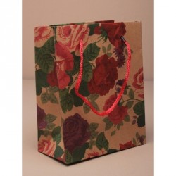 Gift Bag - Size : H145xW115xD6cm Floral print natural...