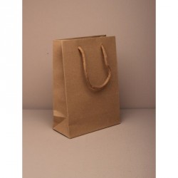 Gift Bag - Size : H20xW15xD6cm Natural brown kraft paper...