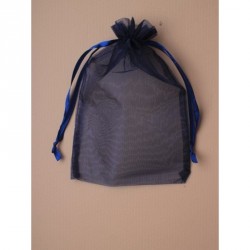 Organza Gift Bag - Size approx: 22 x 15cm Navy Blue...
