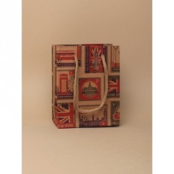 Gift Bag - Size : H145xW115xD6cm Natural brown kraft...