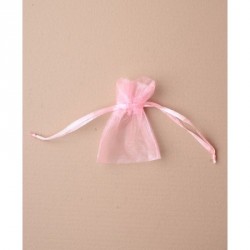 Organza Gift Bag - Size approx: 7 x 5cm Pink organza gift...