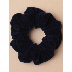 Hair Scrunchie - Navy velvet fabric scrunchie