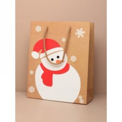 Gift Bag - Size : H22xW18xD7cm Brown gift bag with...