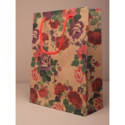 Gift Bag - Size approx H23xW18xD9cm Matt finish Brown...