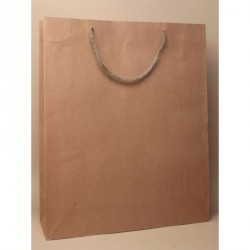 Gift Bag - Size : H39xW32xD10cm Natural brown kraft paper...