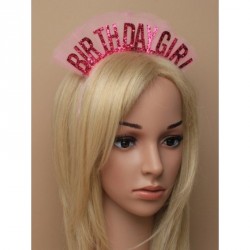 Headband - Pink ribbon wrapped aliceband with pink...