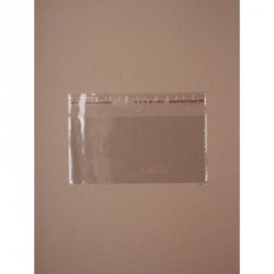 Clear plastic self seal bags Size approx: 14 x 9cm Sold...