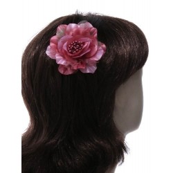 Beak Hair clip - Pollen flower on a forked hair grip slide